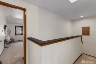 Large stair ways give great access up and down the stairway