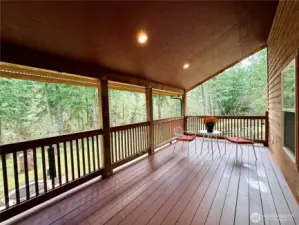 Another view of the covered back deck.