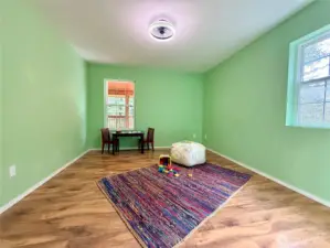 Guest bedroom on the main floor.