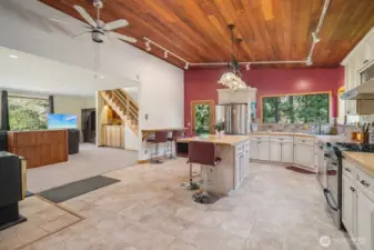 Kitchen and living areas designed for everyday living