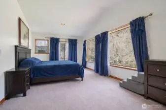 Primary bedroom with spacious layout