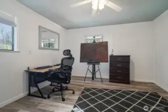 Another bedroom, used as office space