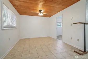 Flexible room for hobbies or office, next the third bedroom