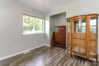 Second bedroom perfect for storage OR sleeping