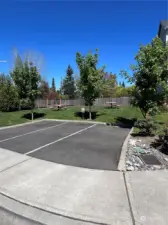 Community park with guest parking