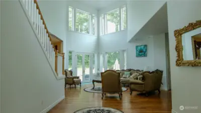 Foyer leads to Living room