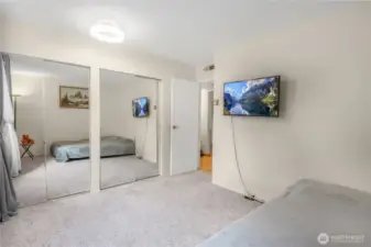 Bedroom. Two closets.