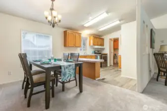 Dinning room area