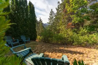 Outdoor sitting area