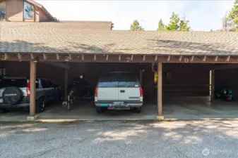 Covered parking spot #7