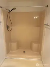 Walk in shower