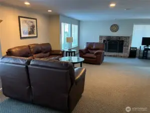 Entertaining room in clubhouse