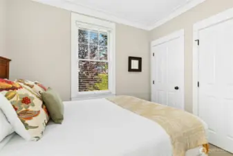 Each bedroom has plenty of closet space - perfect for easy storage and smooth transitions between homes.