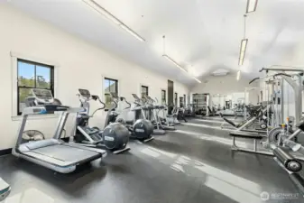 Stay active with access to the community fitness center, complete with all the equipment you need.