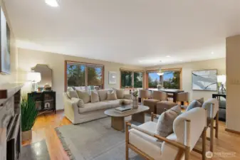 Views to the west and north