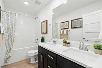 Photos are of a different home, same plan in the community. Colors and features will vary.