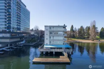 This private dock is perfect for launching a kayak, paddleboard or for lounging.