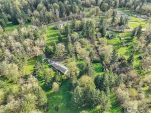 Secluded wooded estate
