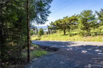 Opening of driveway onto Bunker Hill Road