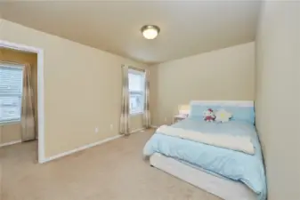 Bedroom #1 with a huge closet and window