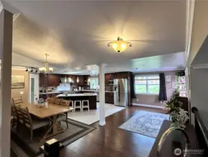 Open concept living.
