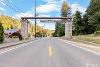 Entering Town