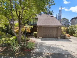 Front of House with Beautiful landscaping