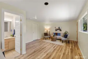 Looking into the Family room from the kitchen