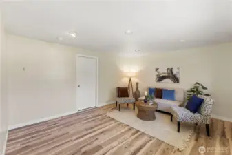 Lots of room for the Family to grow! The door ahead leads to the garage.