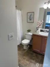 Master bath with tub/ shower