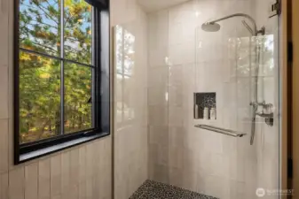 3/4 bath off 3rd bedroom