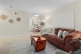 Open feeling living area