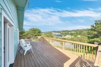 You'll love watching the sunrise from the east deck.