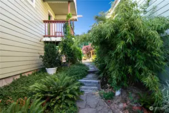 Breezeway between the two homes