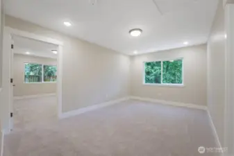 Bonus room off 2nd bedroom not staged