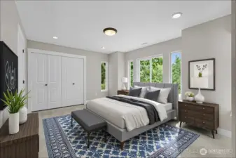 4th bedroom virtual staged