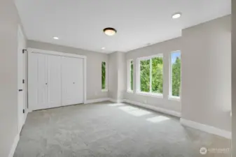 4th bedroom not staged