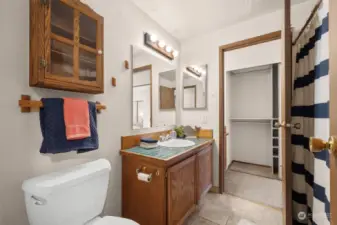 Fill Bathroom with Entrance From Hallway or Primary Suite.