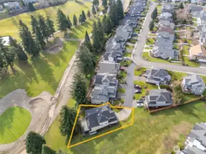 Nestled at the end of the street, this home provides added privacy with neighbors on only one side, along with breathtaking views of the golf course.