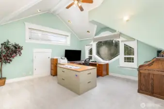 Upper level office/Den/library or bedroom. The choice is up to you!
