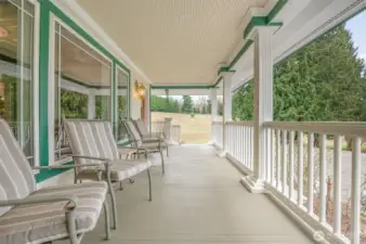 Just waiting for you to relax on the huge covered porch.