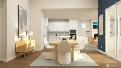 Dining off Covered Patio