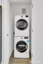 Laundry with front load washer & dryer - 8040 19th Ave NW, Seattle, WA 98117