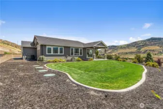 Beautiful back yard area with room for a garden