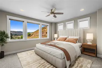 Light filled Primary Bedroom