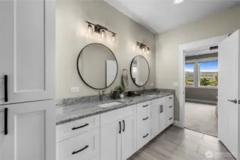 Primary Bath with ample storage