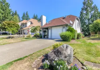 One car garage and off street parking