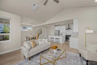Vaulted ceilings
