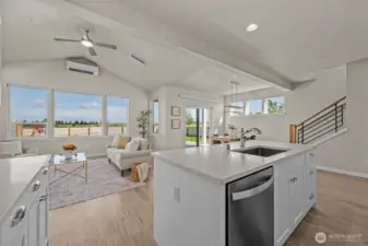 Views from every north facing room