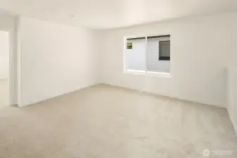The  upstairs loft area / bonus room